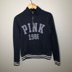 Pink half zip